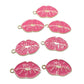 Pink Lips Charms