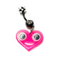 Happy Face Heart Belly Ring