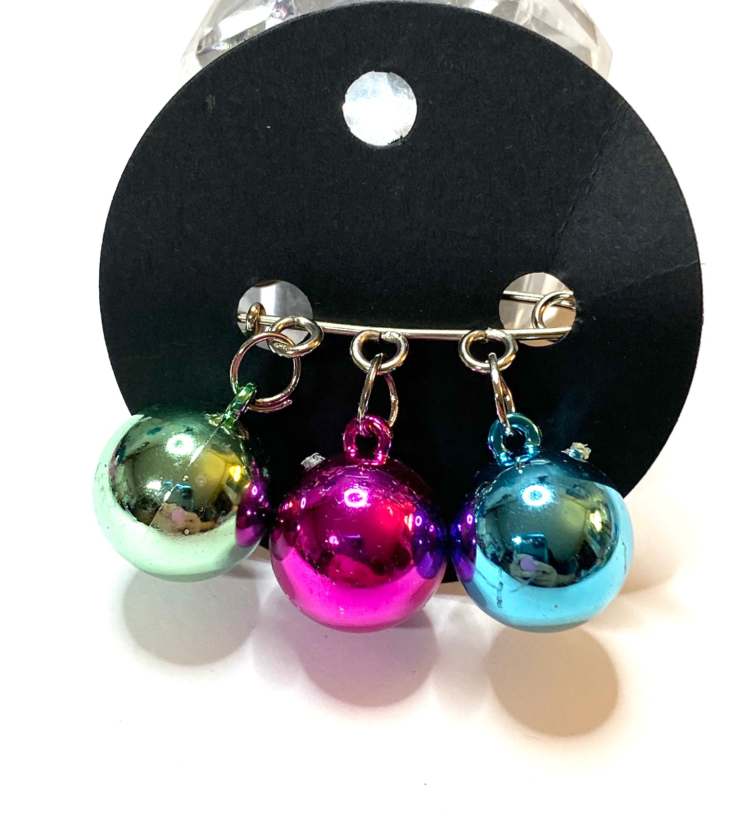 Christmas Ornament Charms Pin