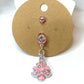 Christmas Tree Charm Belly Button Ring