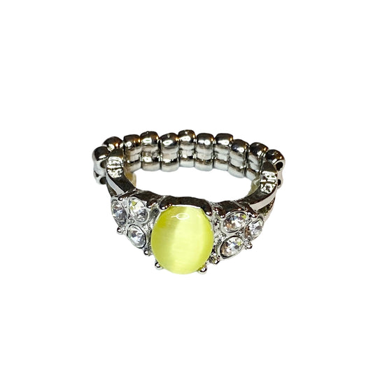Yellow Stone Adjustable Ring